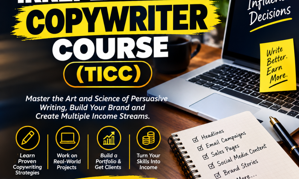 How To Make Money With Copywriting - The Irreplaceable Copywriter Course (TICC)