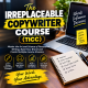 How To Make Money With Copywriting - The Irreplaceable Copywriter Course (TICC)