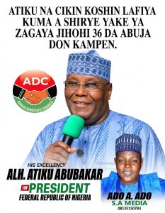 I Am Healthy and Ready for Nationwide Tour, You Cannot Campaign by Proxy, Atiku Tells Tinubu